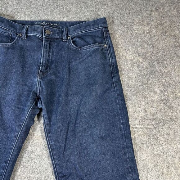 Banana Republic Traveler Jeans Mens 32X32 Slim Fit Medium Wash Denim Stretch - Picture 2 of 11